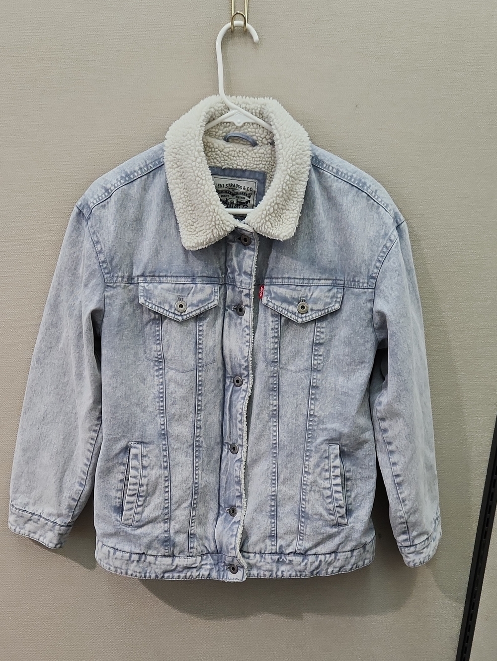 Levi's Sherpa Lined Denim Jacket Size Small